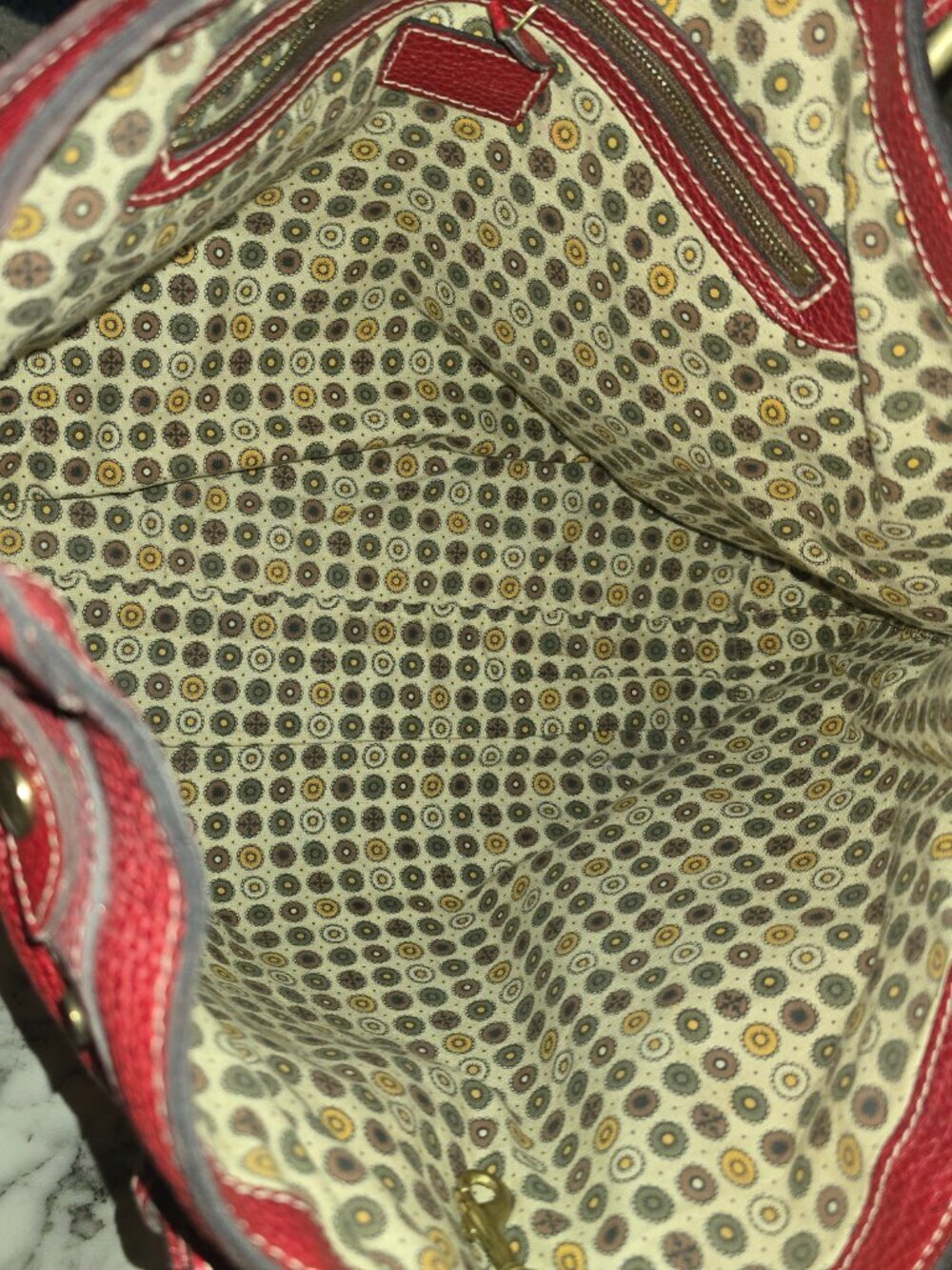 Vintage J&M Davidson Red Leather Handbag - Picture 8 of 16